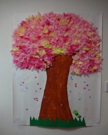 桜の木を作成しました