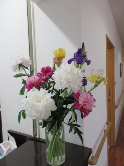 華やかなお花が届きました🌸